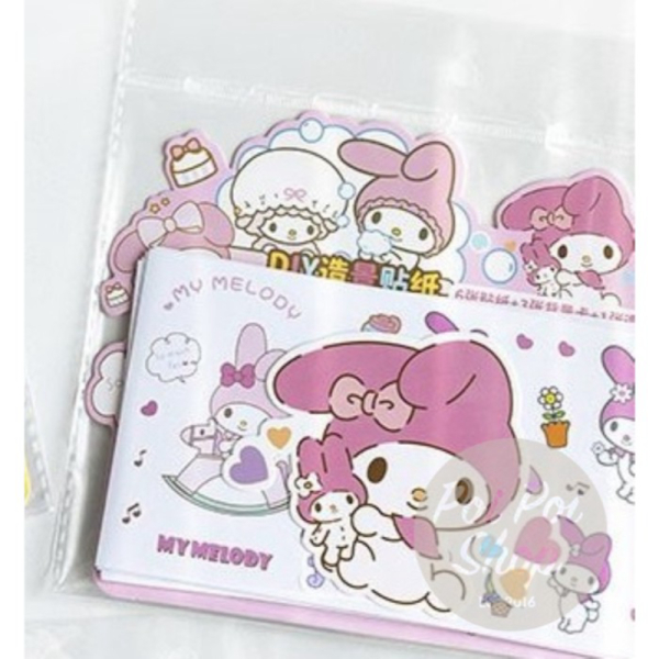 

Promo Stiker Sanrio Set DIY Postcard Kawaii Lucu Melody Kuromi Cinamonroll - #1 - MY MELODY Limited