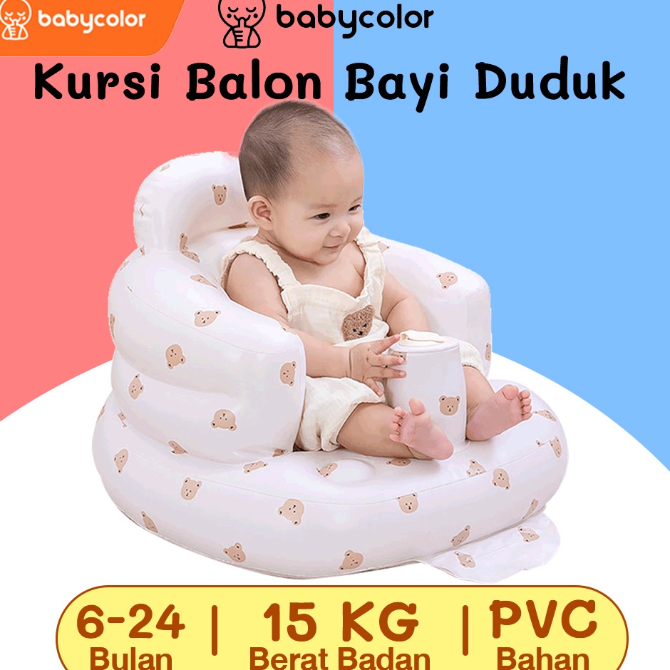Murah Babycolor Sofa Tiup Bayi Belajar Duduk Kursi Bayi Belajar Duduk Sofa Duduk Bayi Kursi Duduk Ad