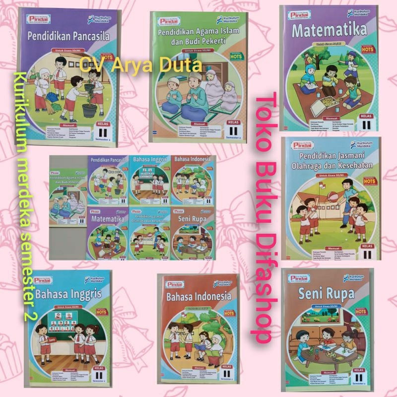 LKS kurikulum merdeka SD kelas 2 semester 2 CV Arya duta