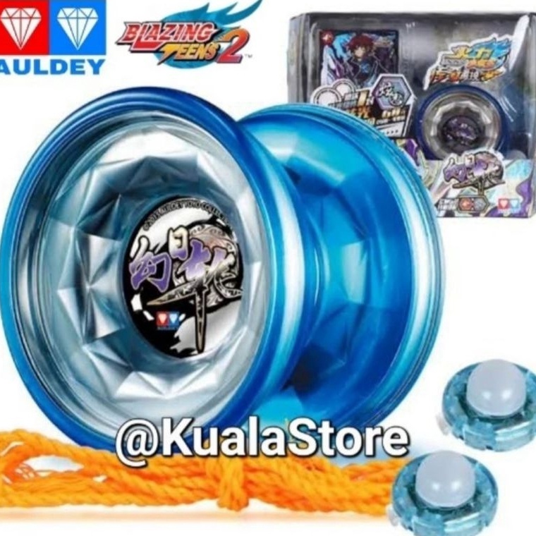 Good Order Mainan Yoyo Blazing Teens Auldey Original LED Lampu Anthelion Diamond Yoyo Demon Sword Fr