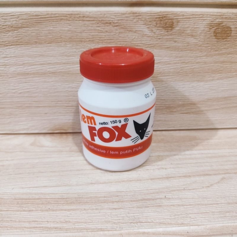 

1 Pcs Lem Fox putih PVA150 gram lem fox putih botol serbaguna lem kayu kertas