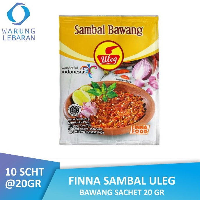 

Pr0duk K3ren [PL13] Finna Sambal Uleg Bawang Sachet (10 x 20gr) Moodbooster