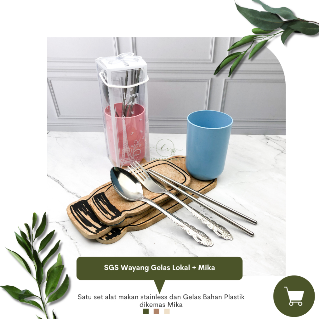 Souvenir Gelas Lokal dan SGS Stainless + mika