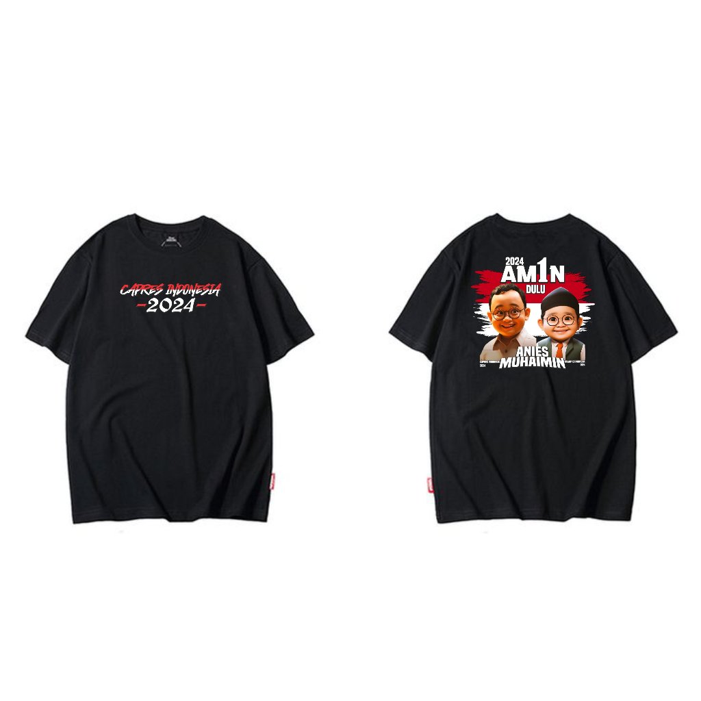 KAOS OVERSIZE CAPRES 2024 ANIES PRABOWO GANJAR VOL 3 BIG SIZE JUMBO