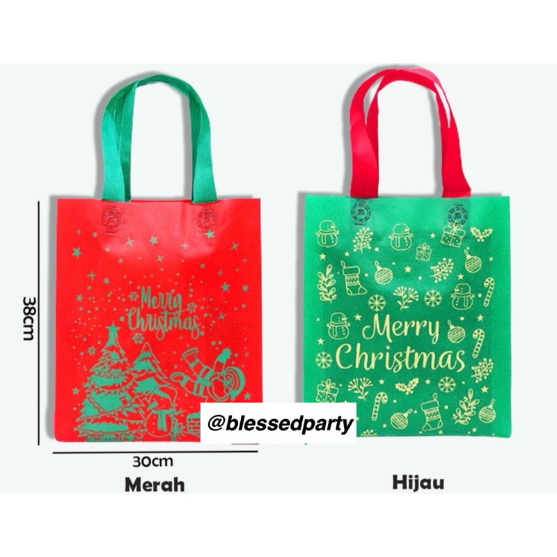 

TAS GOODIEBAG HAMPERS SPUNBOND BINGKISAN NATAL