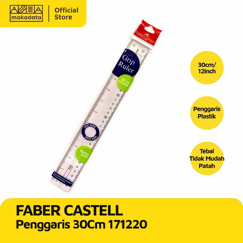 

PENGGARIS / GARISAN FABER CASTELL 30CM 171220 MURAH