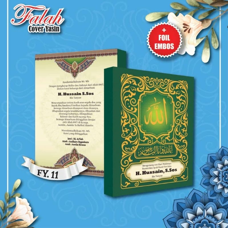 

Cover Yasin atau Cover Buku Yasin Falah 11 Harga Termurah