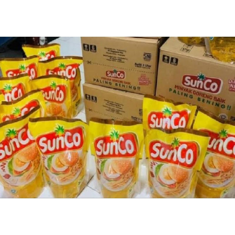 

Minyak goreng Sunco 2 liter live diskon 50% 20%