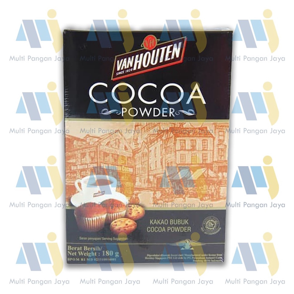 

S@le Coklat Bubuk Cocoa VAN HOUTEN Kemasan 180 Gram [228]