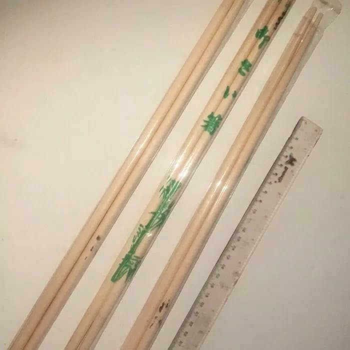 sumpit kayu bambu panjang - sumpit tong mie ayam - sumpit panjang 45cm