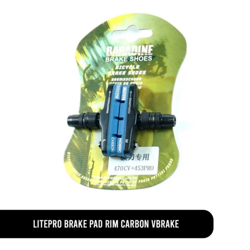 DL. LITEPRO BRAKE PAD RIM CARBON