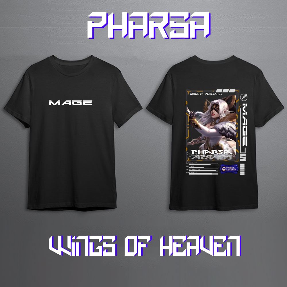 Kaos Pria Mobile Legend Hero PHARSA MAGE Skin Keren//Kaos Mobile Legend//Kaos ML//Kaos Skin