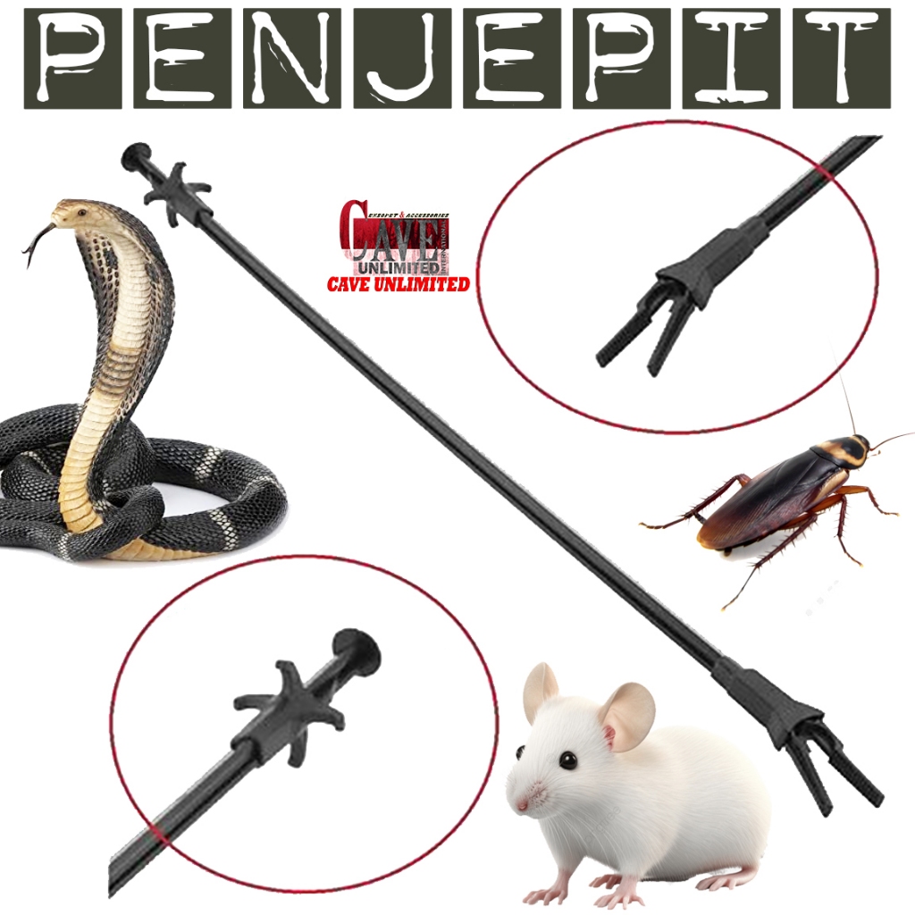GRAB STICK TONGKAT PENJEPIT ULAR JEPITAN ALAT PENANGKAP BELUT TIKUS KECOA SNAKE CATCHER ALAT PENANGK