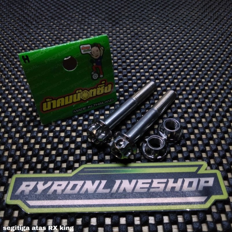 baut segitiga atas RX king probolt stainless original Thailand