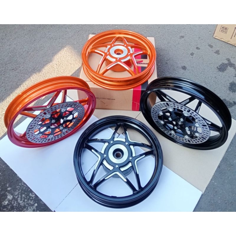 VELG/PELAK RACING V ROSSI ORBIT ORBITS BINTANG X H GEN 2 BEAT KARBU BEAT FI SCOOPY KARBU SCOOPY FI V