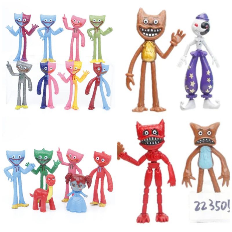 figure huggy wuggy mainan topper cake