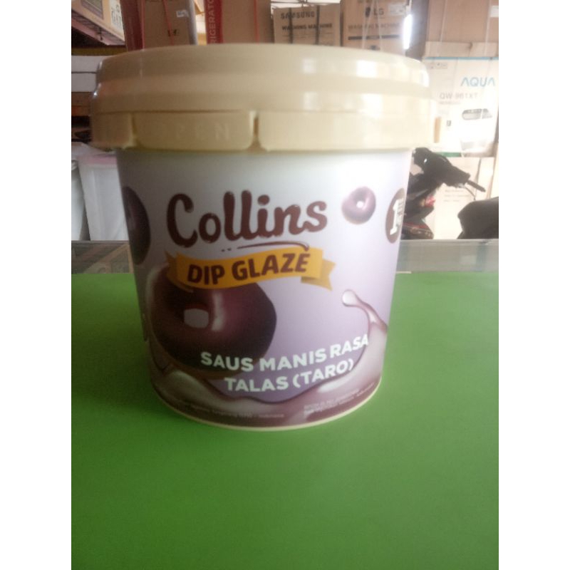 

Collins Dip Glaze Rasa Taro Repack 250g