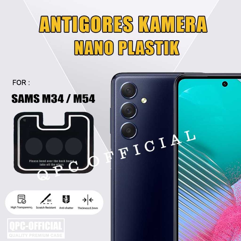 Samsung M34 Samsung M54 Antigores Kamera bahan Nano Plastik Antigores Samsung M34 Samsung M54