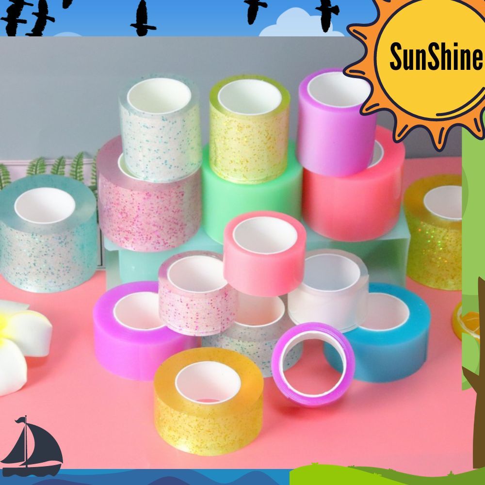 

✨Sunshine Fancy✨ 3 Meter Roll Sticky Ball Tape / Double Tape Colourful High Sticky AT0143