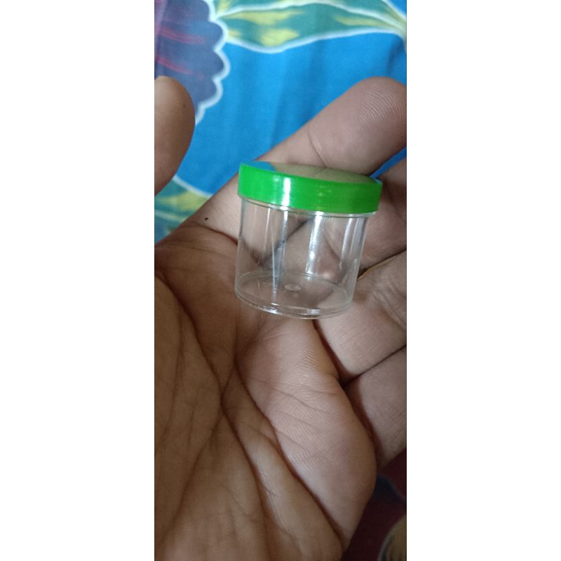 botol salep pot urine 15cc ml tutup hijau botol bening