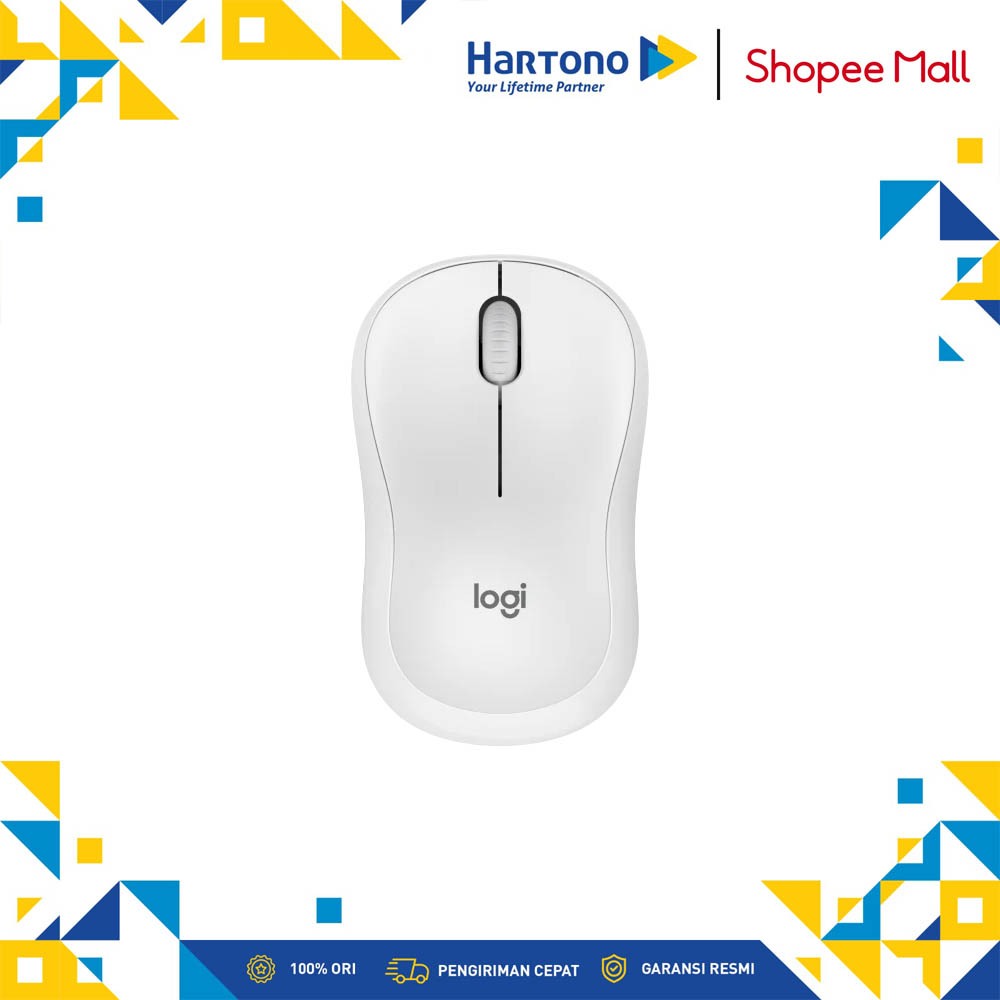 Logitech M240 Wireless Silent Bluetooth Mouse Off White 910-007123