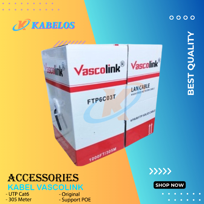 Vascolink Kabel STP/FTP Cat 6 Outdoor Cable STP/FTP Cat 6