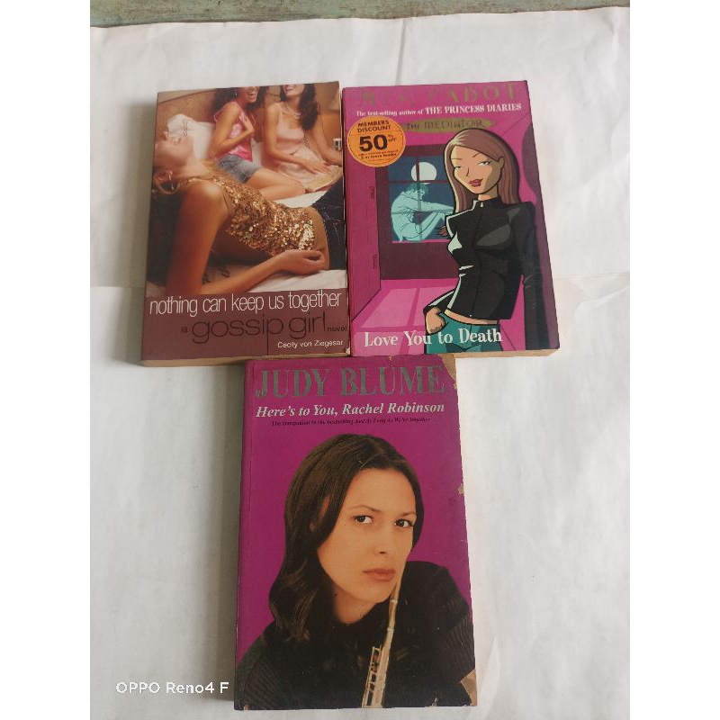 ori NOVEL NOTHING CAN KEEP US TOGETHER A GOSSIP GIRL, THE MEDIATOR LOVE YOU TO DEATH, HERE'S TO YOU 