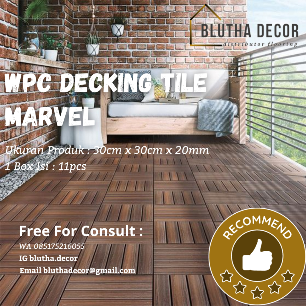 WPC DECKING TILE MARVEL