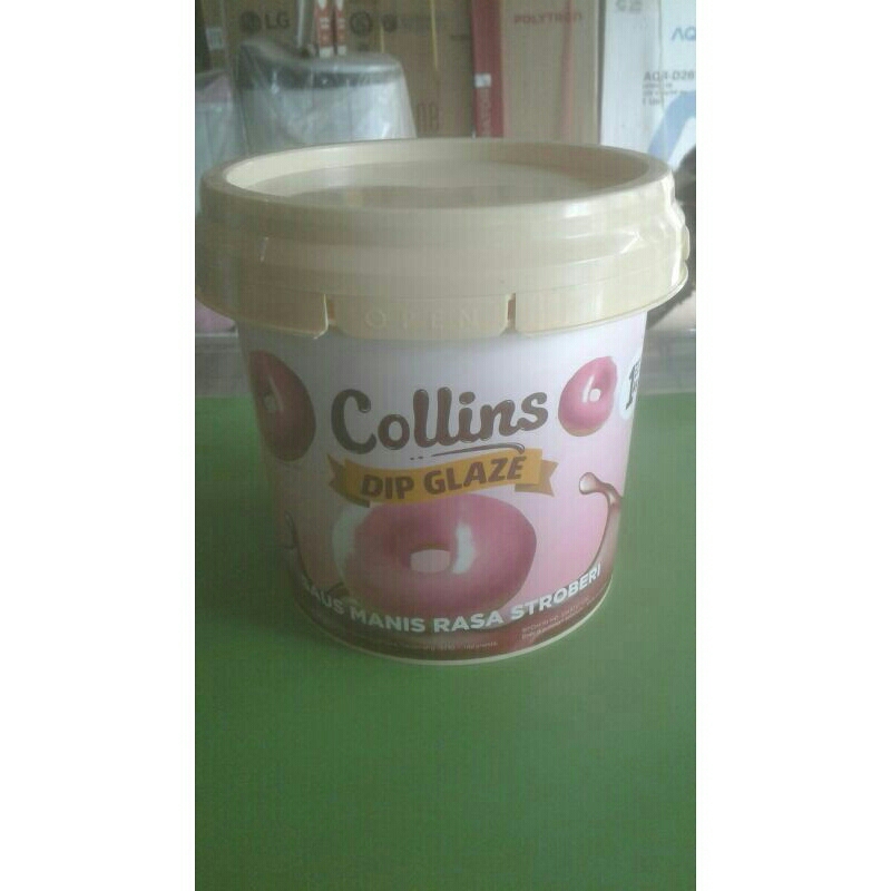 

Collins Dip Glaze Rasa Strawberry Repack 250g