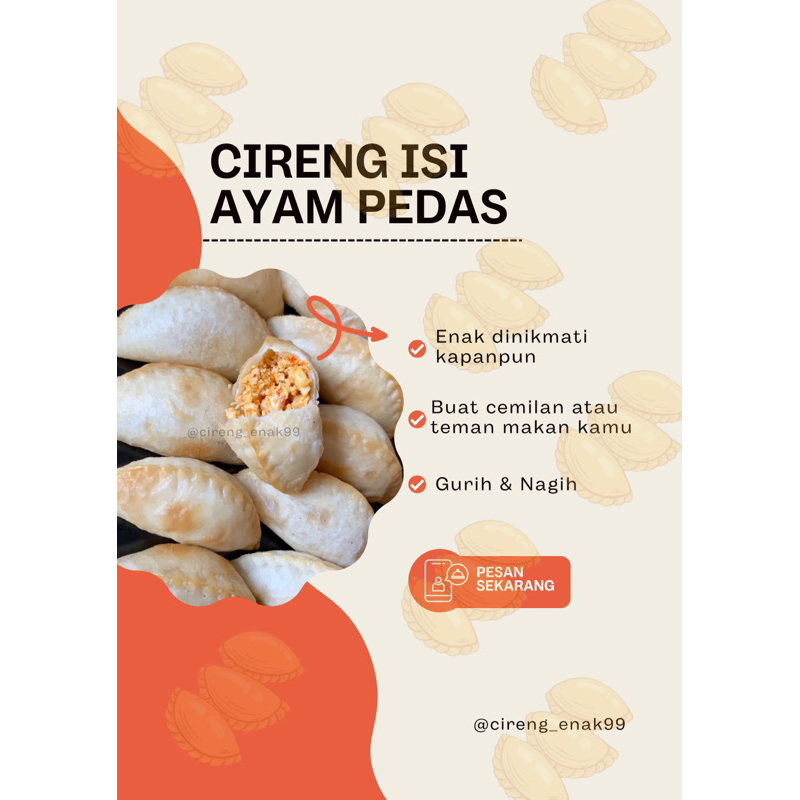 

Cireng Isi Ayam Pedas