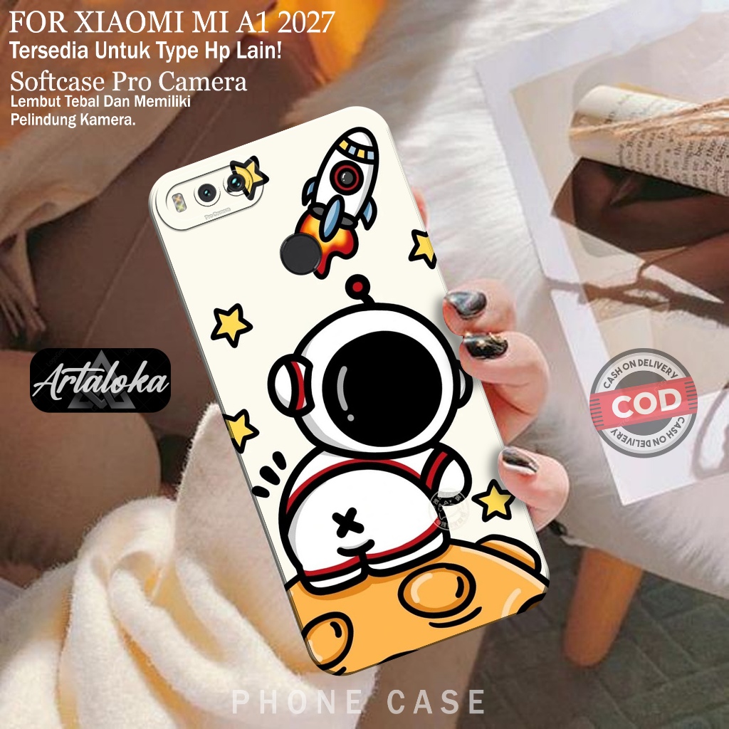 Softcase Hp Xiaomi MI A1 2017 Fashion Case Astronod Case Xiaomi MI A1 2017 Silikon TPU Pro Camera Ca