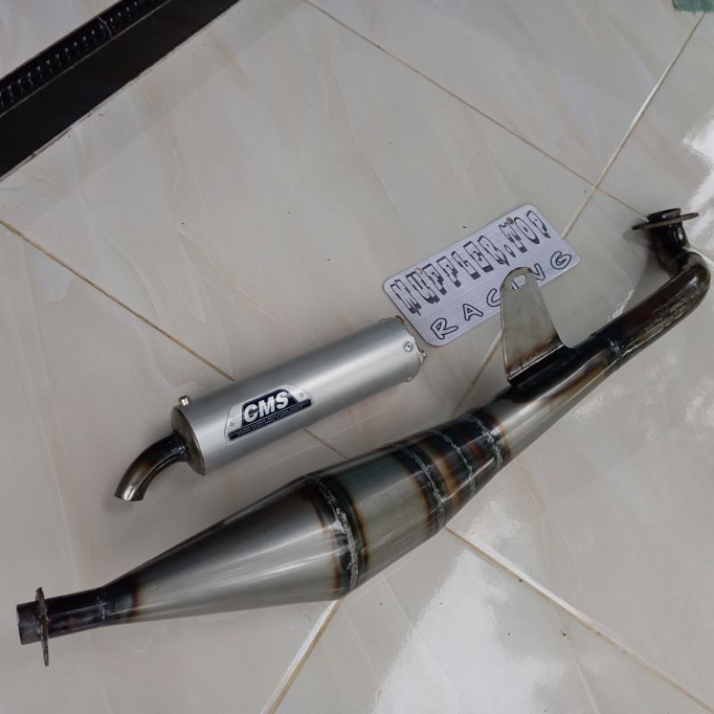 knalpot yamaha Alfa/Alfa Cham suara garing