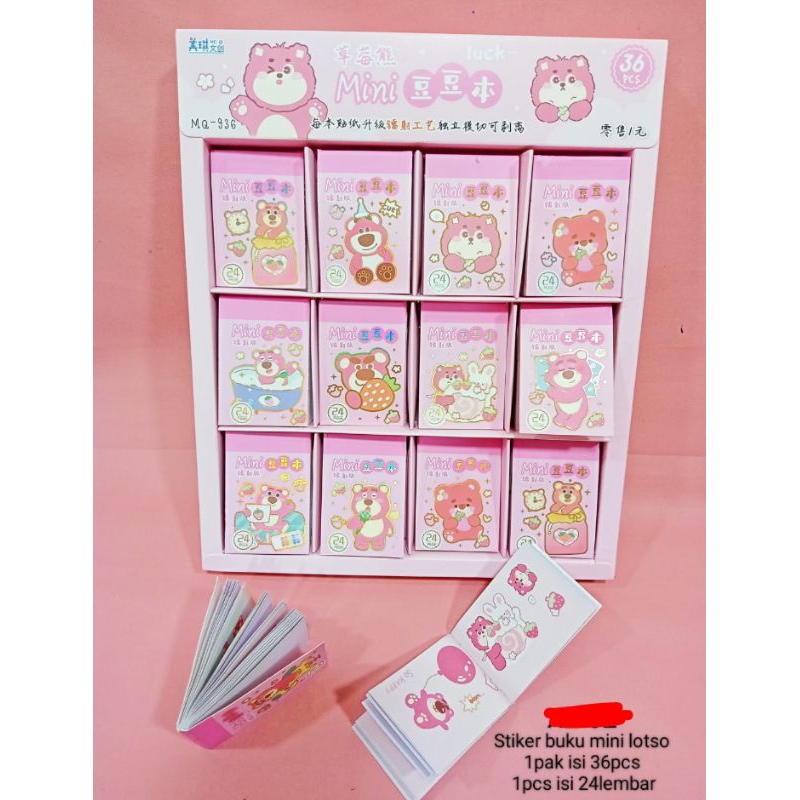 

buku stiker mini lotso