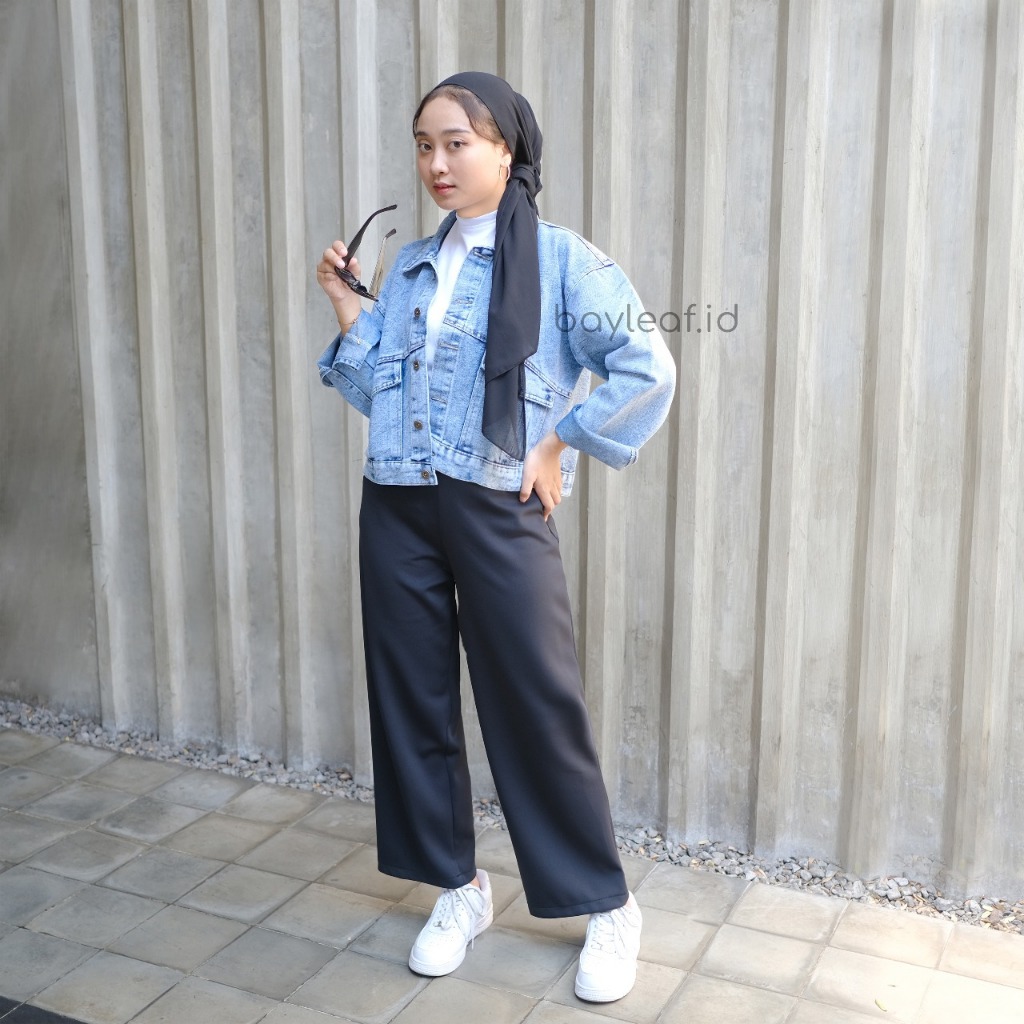 Bayleaf.id Veast Jaket Jeans Crop