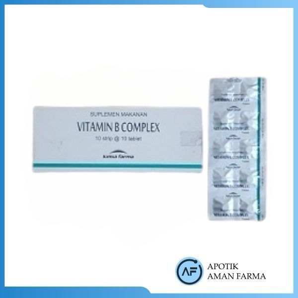 VITAMIN B COMPLEX KIMIA FARMA BOX 100 TABLET