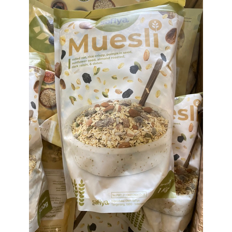 

Muesli 1 kg & 500 gr / Kacang-Kacangan / Cemilan sehat / healthy food / muesli saifyya