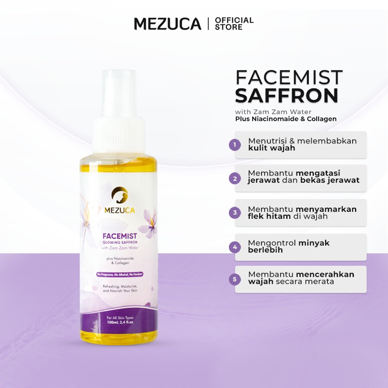 (COD) FACE MIST SAFFRON BPOM MEZUCA