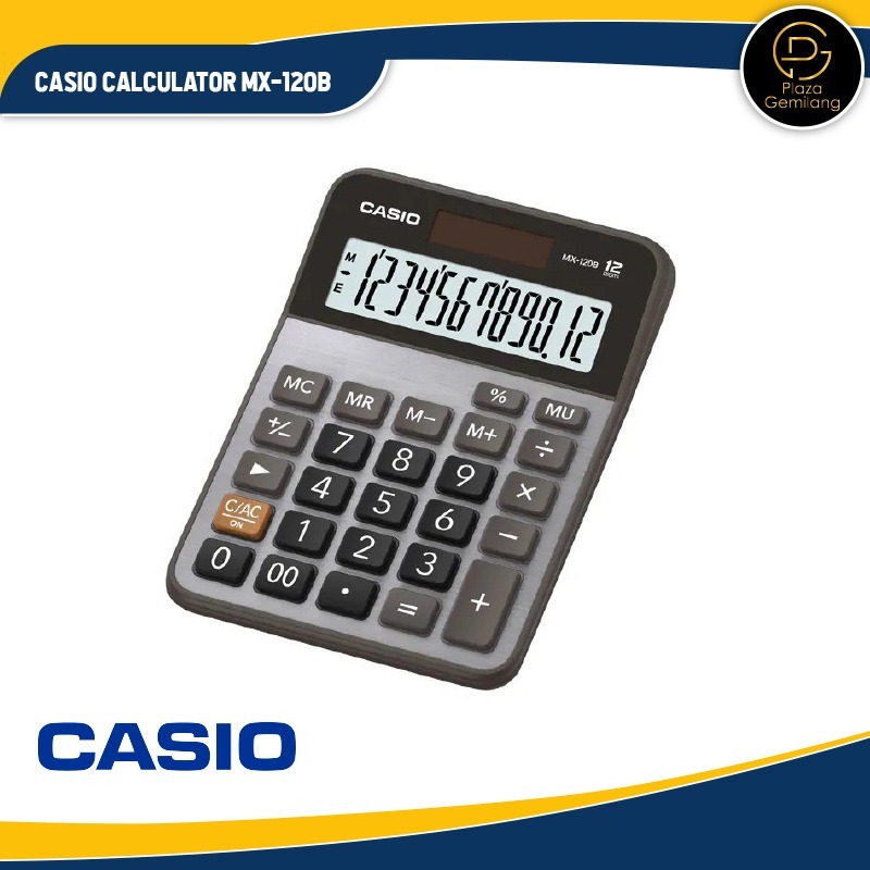 

Casio Calculator MX-120B / Kalkulator Meja Office Desktop MX 120B