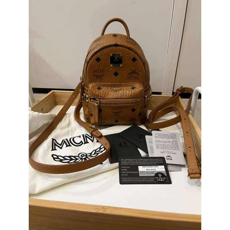 preloved tas MCM bebeboo original 100% authentic bisa backpack bisa slim