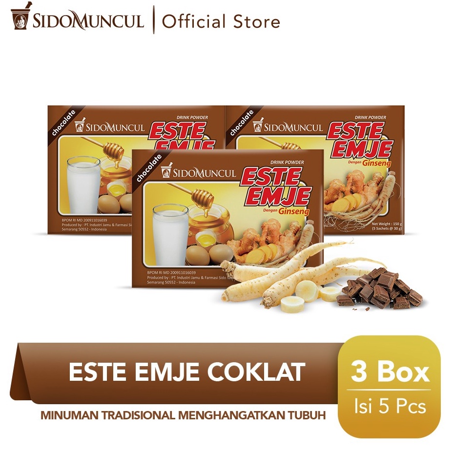 

Big Sale Sido Muncul Minuman Este Emje Coklat 3x5's - Menghangatkan Tubuh