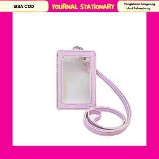 

Name Flashee Tag Mika Flashee Ungu Lilac ID Card Lanyard Kulit Dua Sisi Transparan Termurah PU Leather