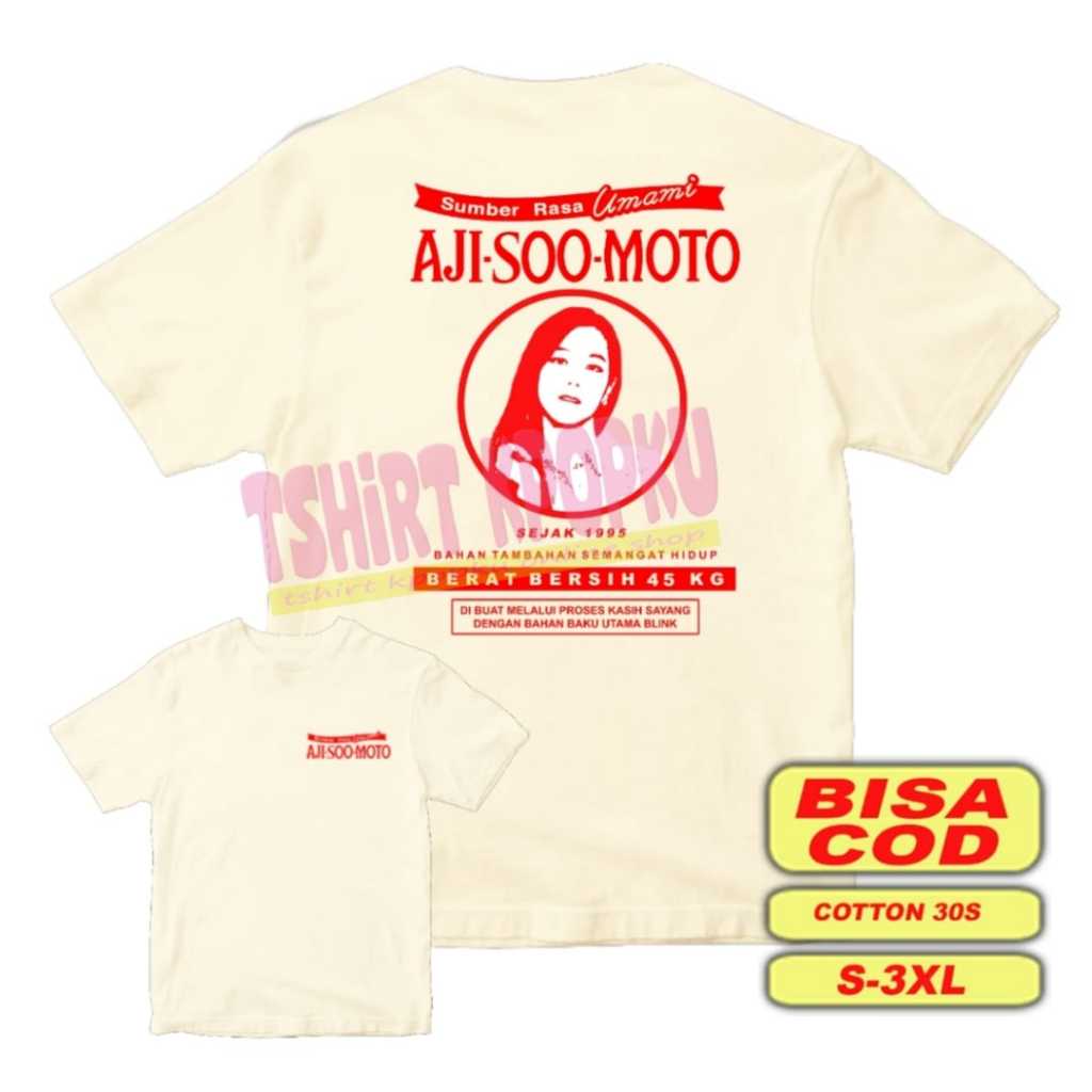 KAOS kpop parodi BLACKPINK A JISOO MOTO jisoo blackpink / kaos parodi band