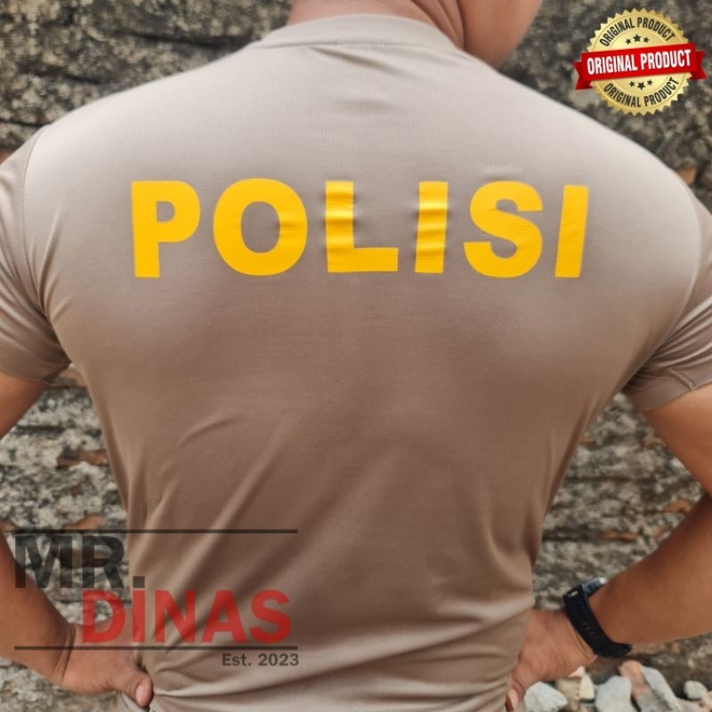 KAOS POLISI JATAH POLRI BAHAN JERSEY LUBANG