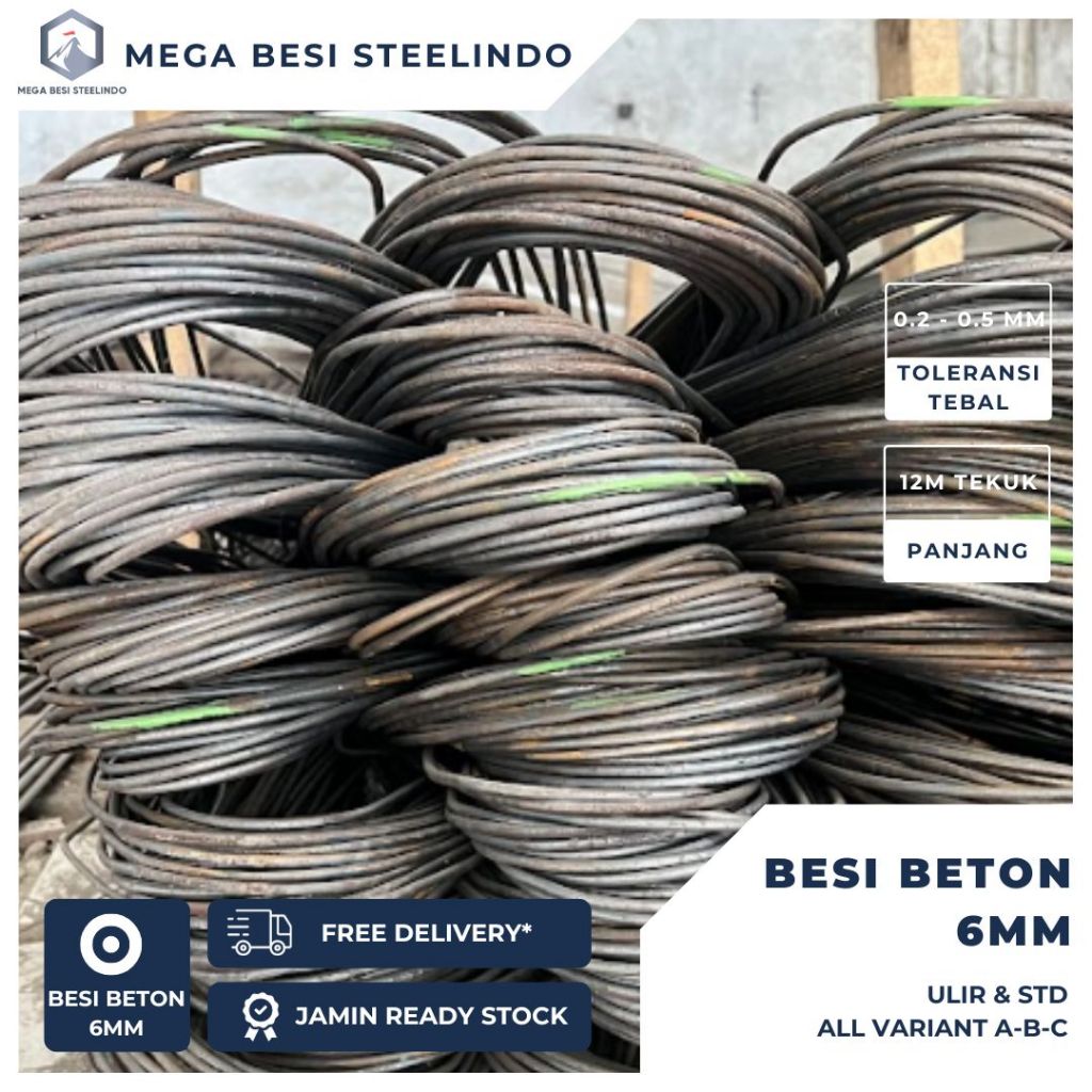 Besi Beton 6mm
