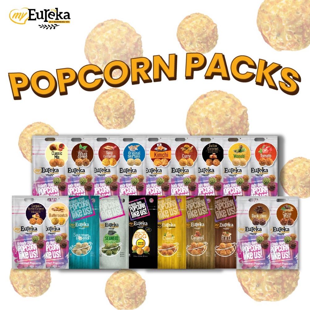 

COD Eureka Popcorn ALL PACKS 140g/200g | Snack Cemilan Impor ⋆Pasti Murah