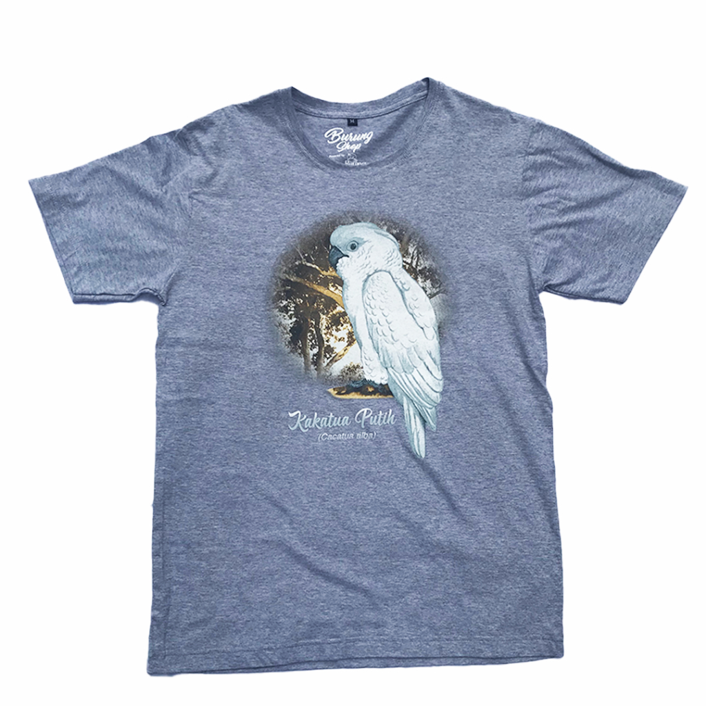 T-shirt Burung Kakatua Putih