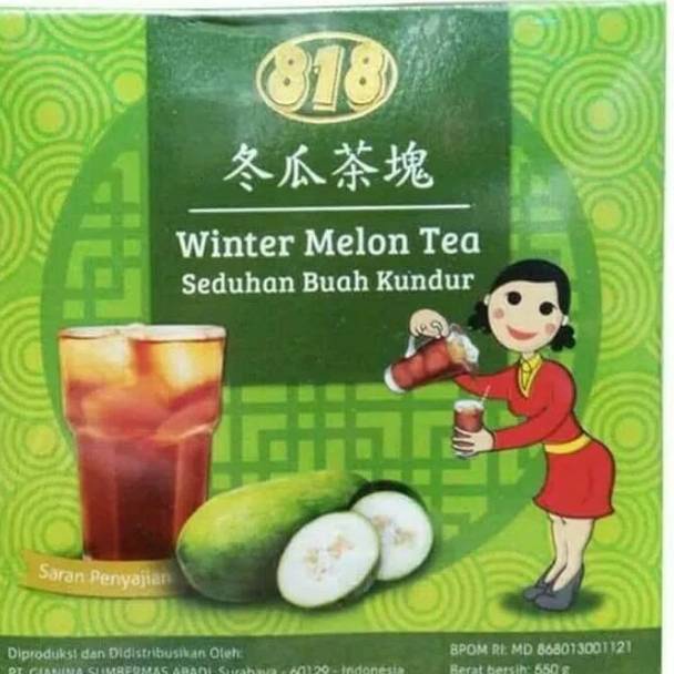 

KODE ZJ766 Winter Melon Tea 818 isi 4 kotak - minuman dari buah kundur untuk panas dalam