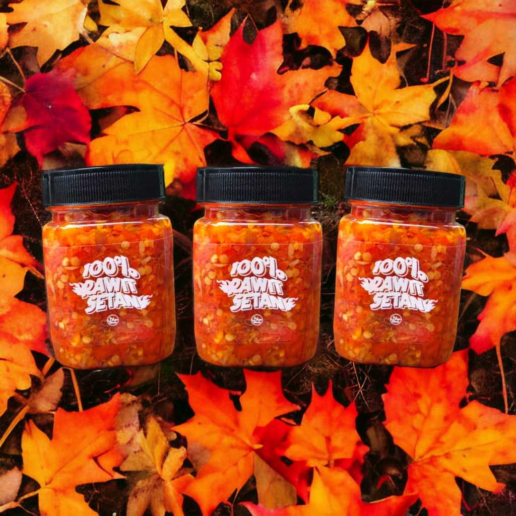 

3 Botol Sambel Ganjur Bawang Original Sambal Pedas Gurih Enak Praktis Botol Siap Saji makanan food