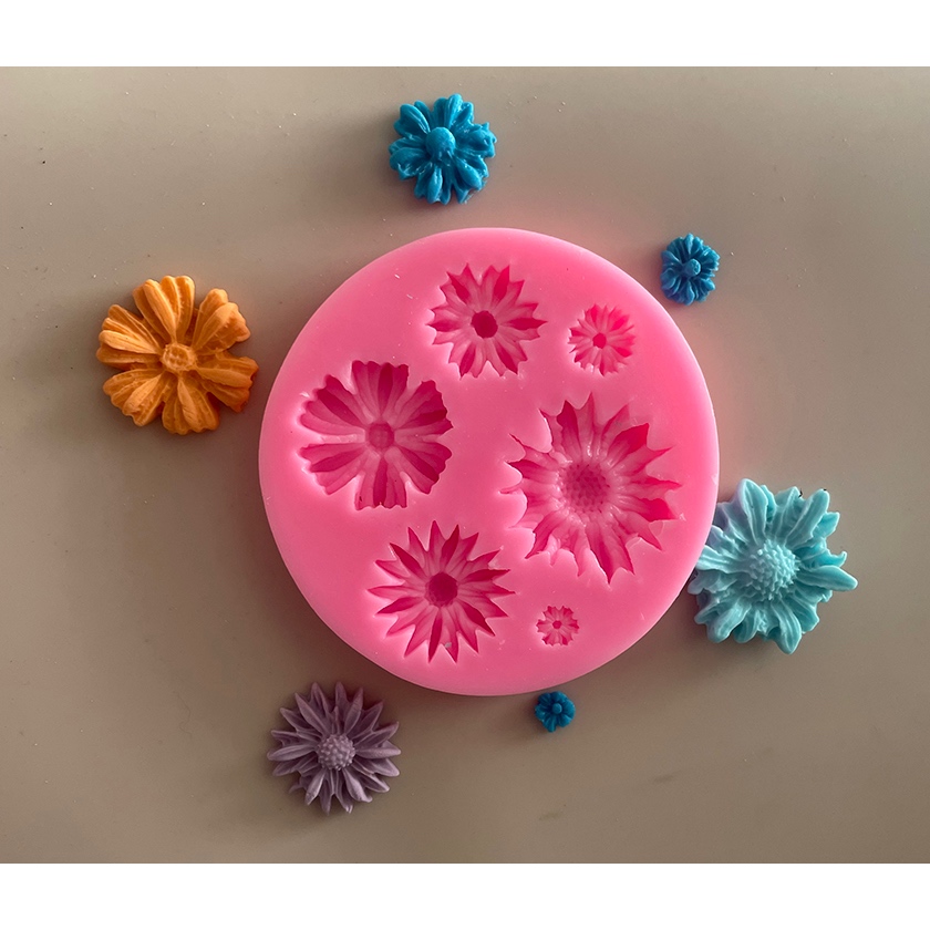 Cetakan Silikon Fondant Bunga