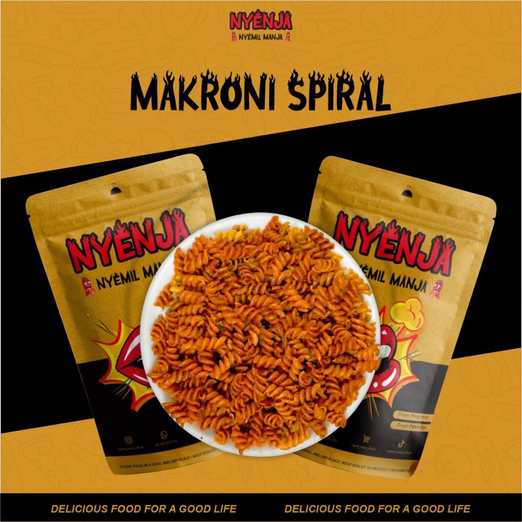 

NYEMIL MANJA MAKRONI SPIRAL VIRAL MAKRONI SPIRAL BUMBU MELIMPAH